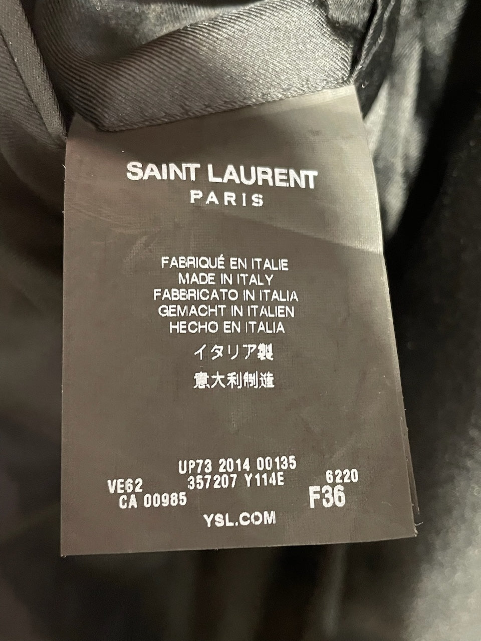Veste Saint Laurent rouge T.36