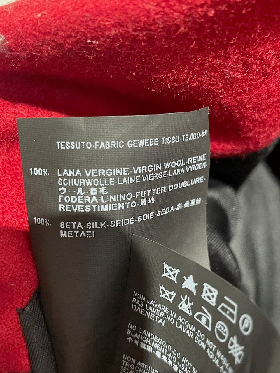 Veste Saint Laurent rouge T.36