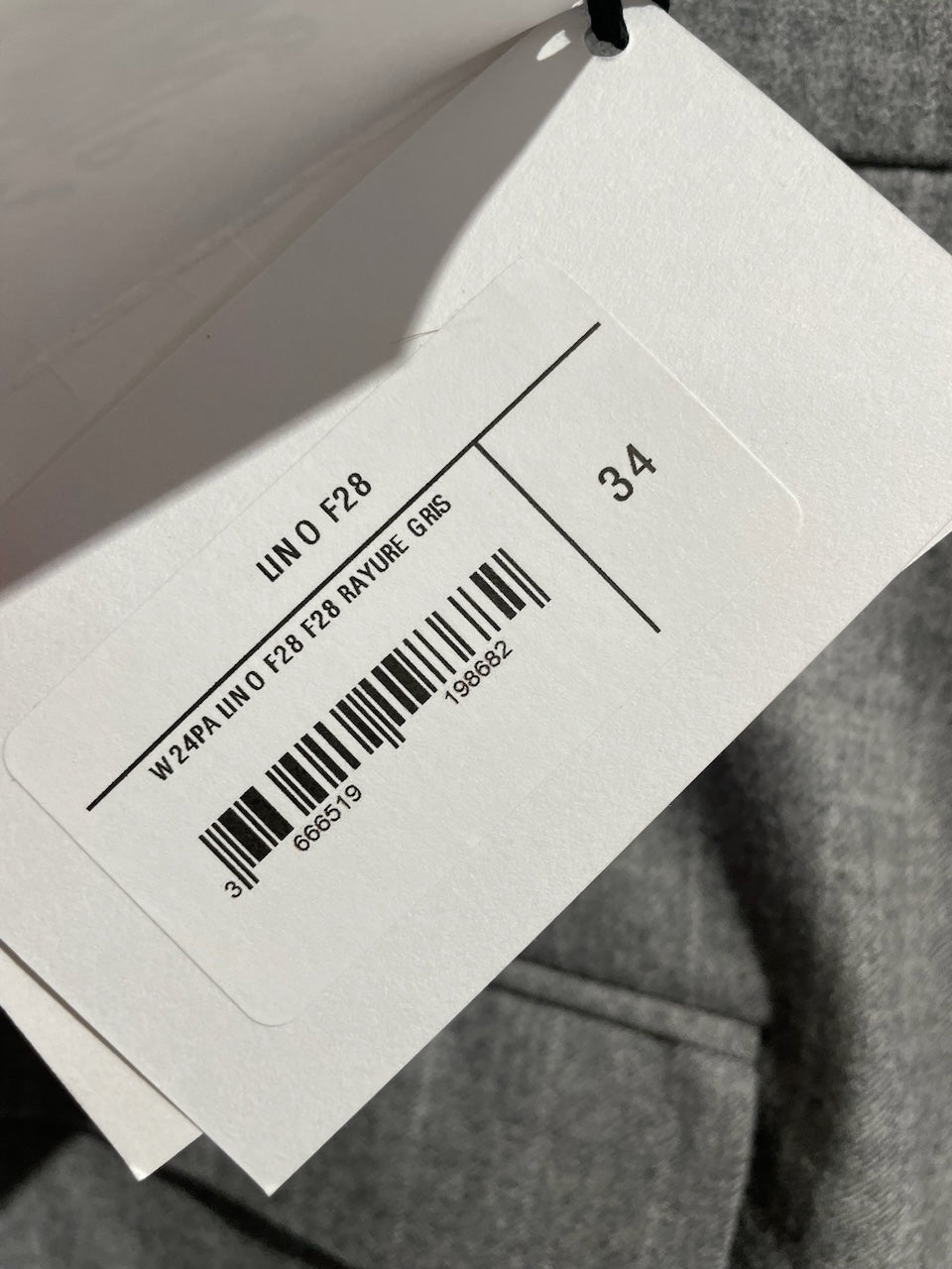 Pantalon dMn gris T.34