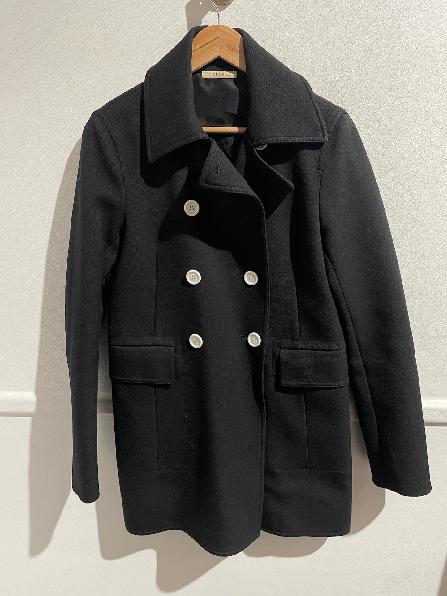 Manteau Celine noir T.38