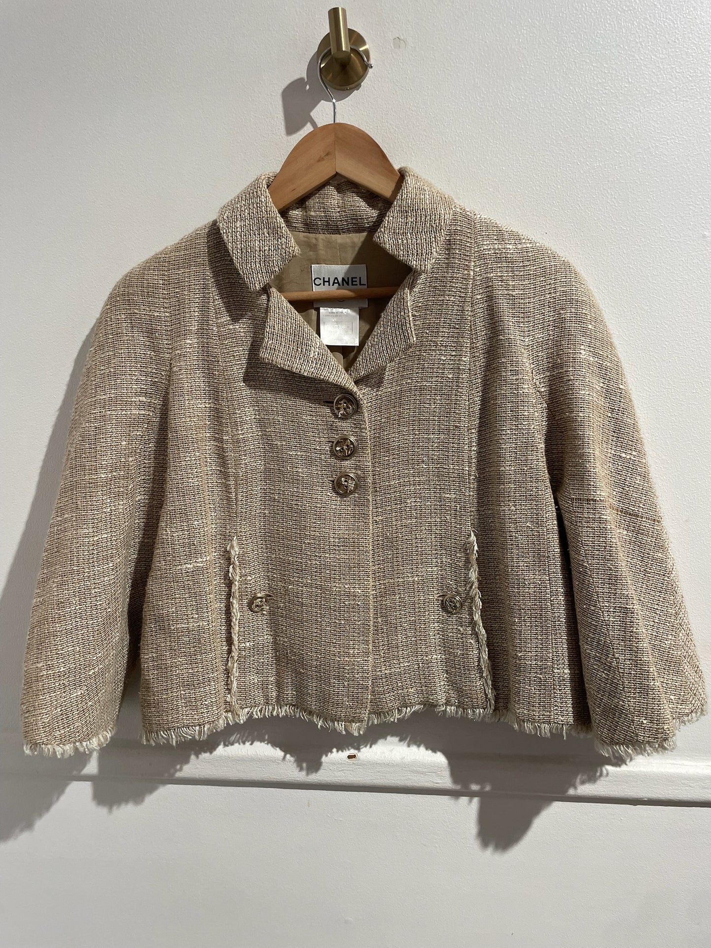 Veste Chanel beige T.34
