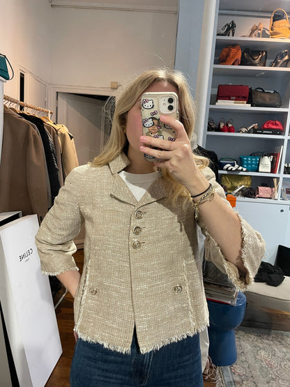 Veste Chanel beige T.34
