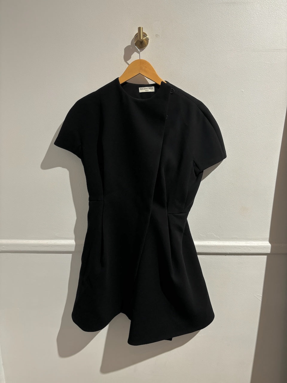 Robe Balenciaga noire T.38