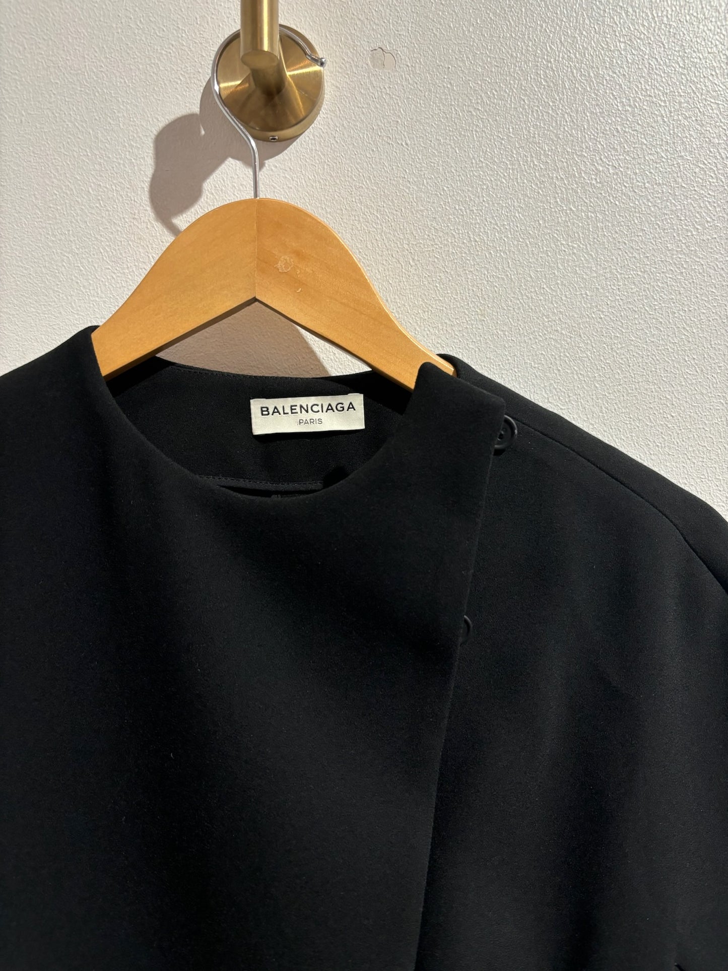 Robe Balenciaga noire T.38