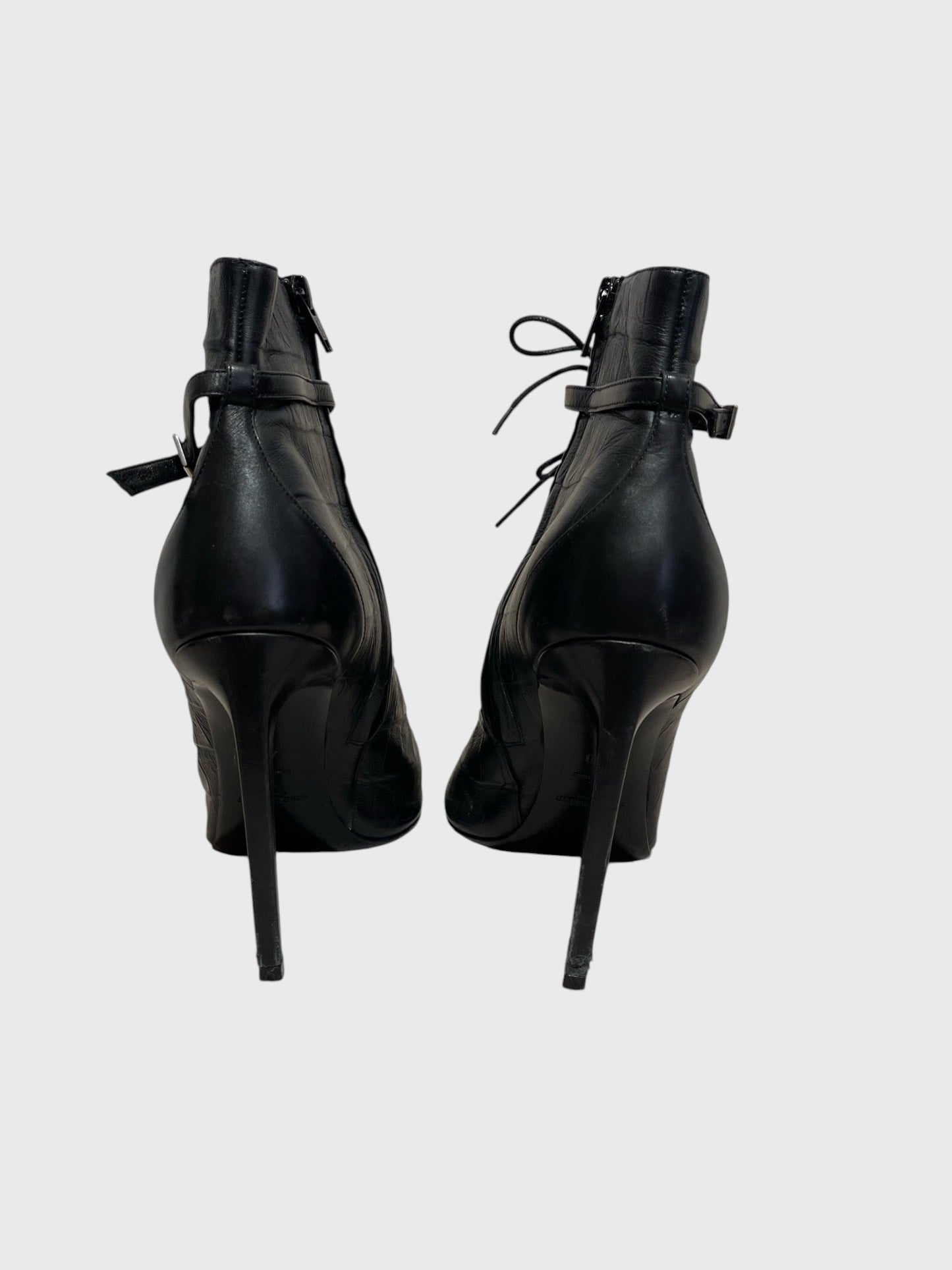 Boots Saint Laurent noires T.40
