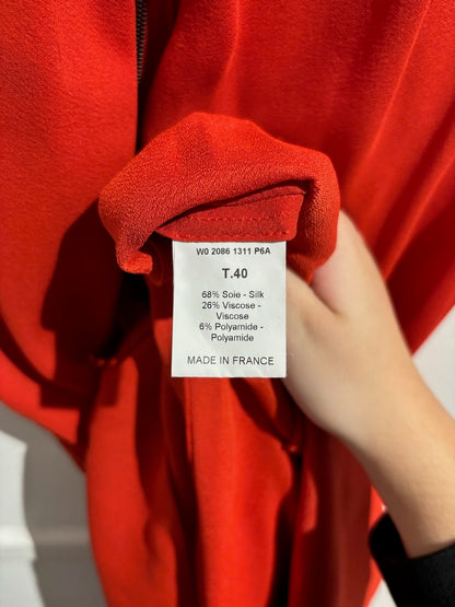 Robe Lanvin rouge T.40