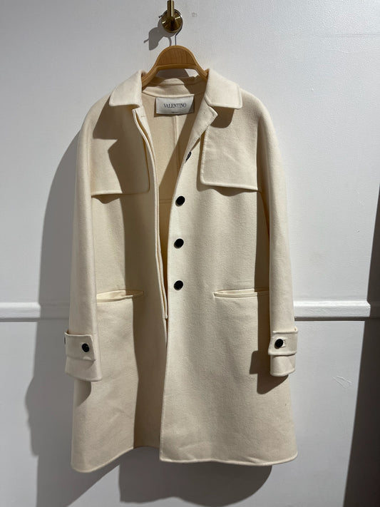 Manteau Valentino blanc T.44