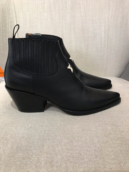 Bottines Dior noires T.38