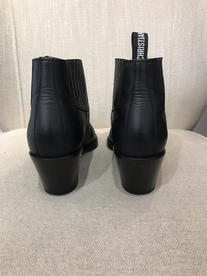 Bottines Dior noires T.38