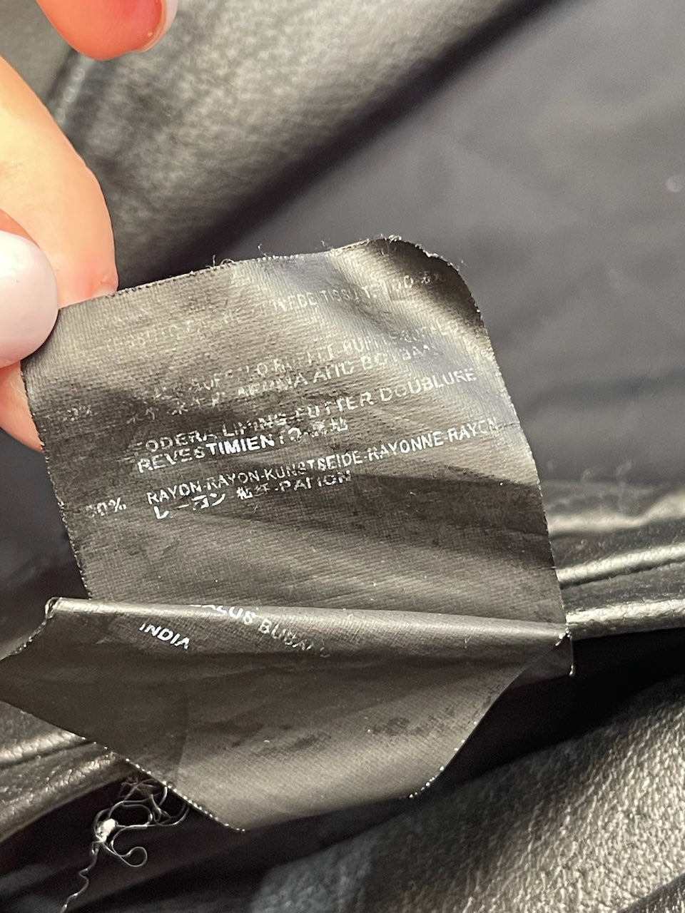 Perfecto Balenciaga noir T.50