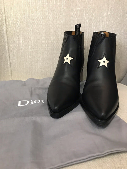 Bottines Dior noires T.38