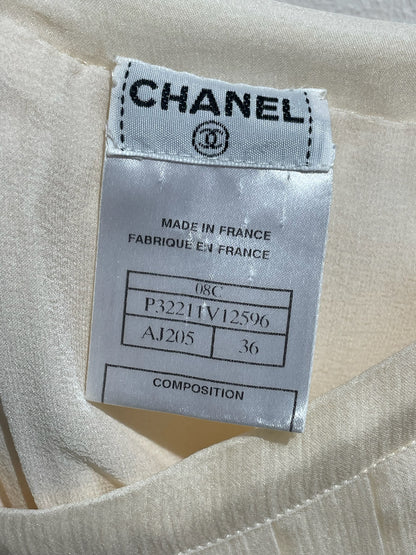Robe Chanel écru T.36