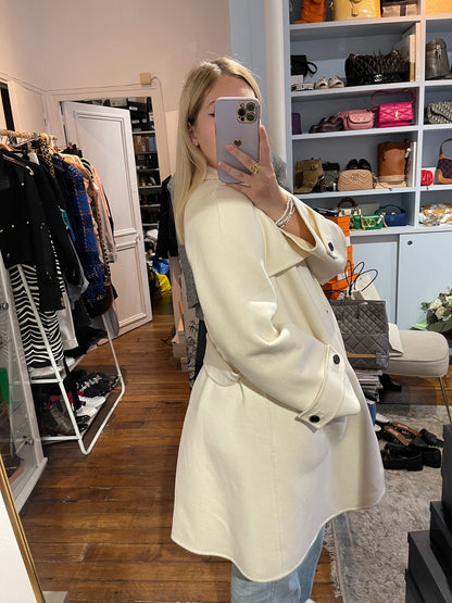 Manteau Valentino blanc T.44