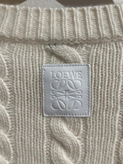 Pull Loewe blanc cassé T.S