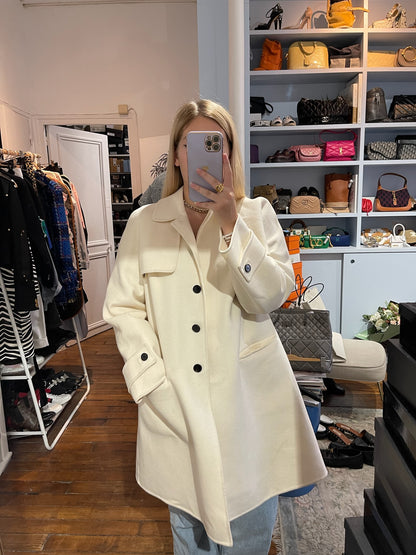 Manteau Valentino blanc T.44