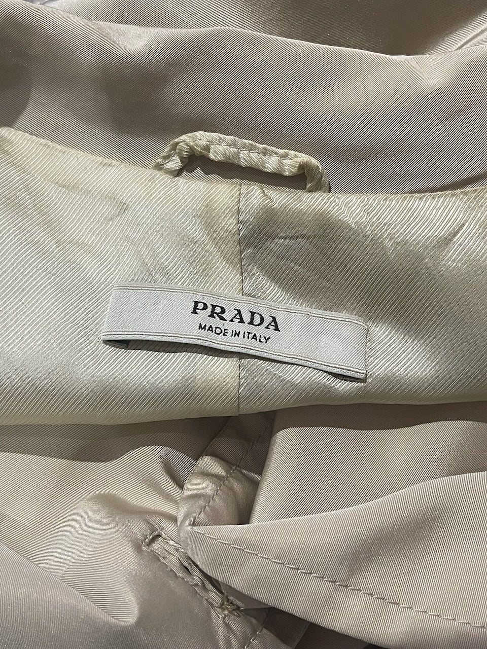 Trench Prada beige T.36