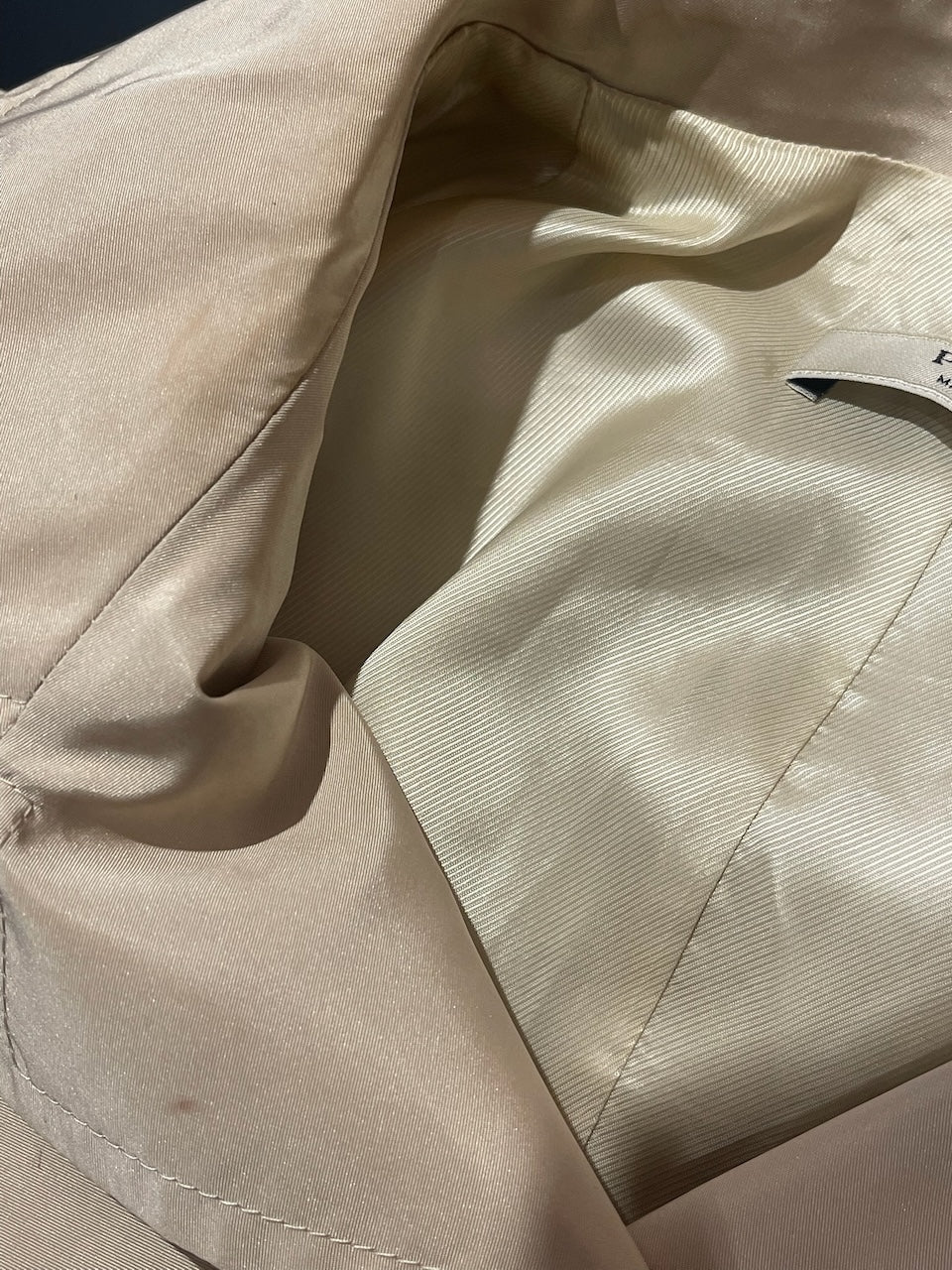 Trench Prada beige T.36