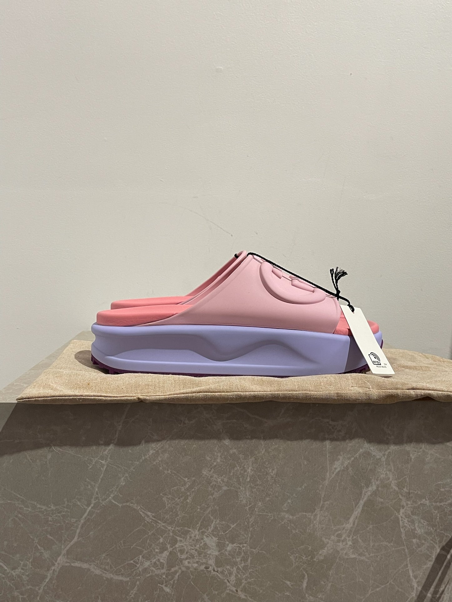 Mules Gucci rose T.39