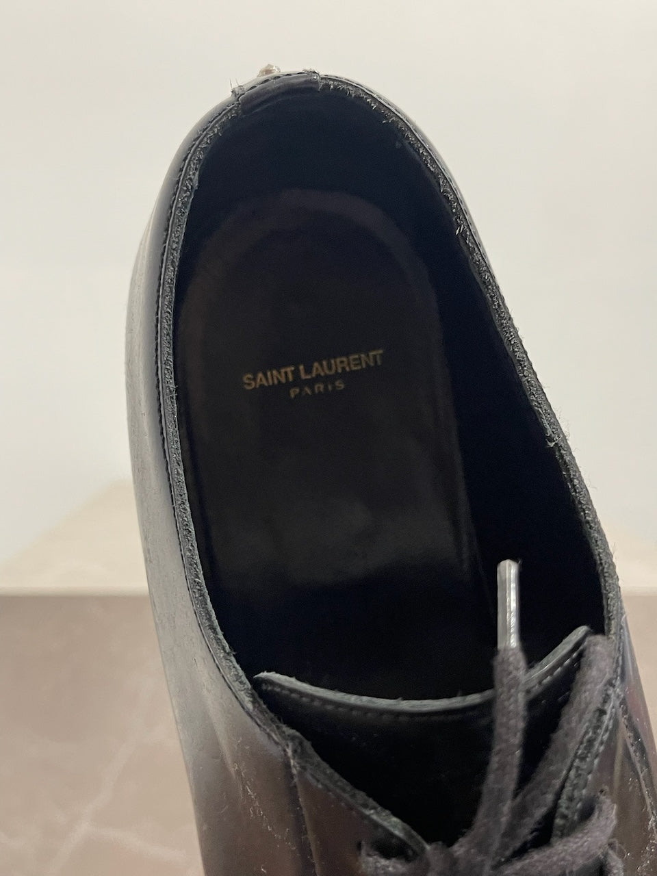 Derbies Saint Laurent noires T.38,5
