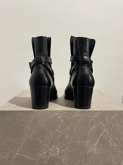 Bottines Saint Laurent noires T.38,5