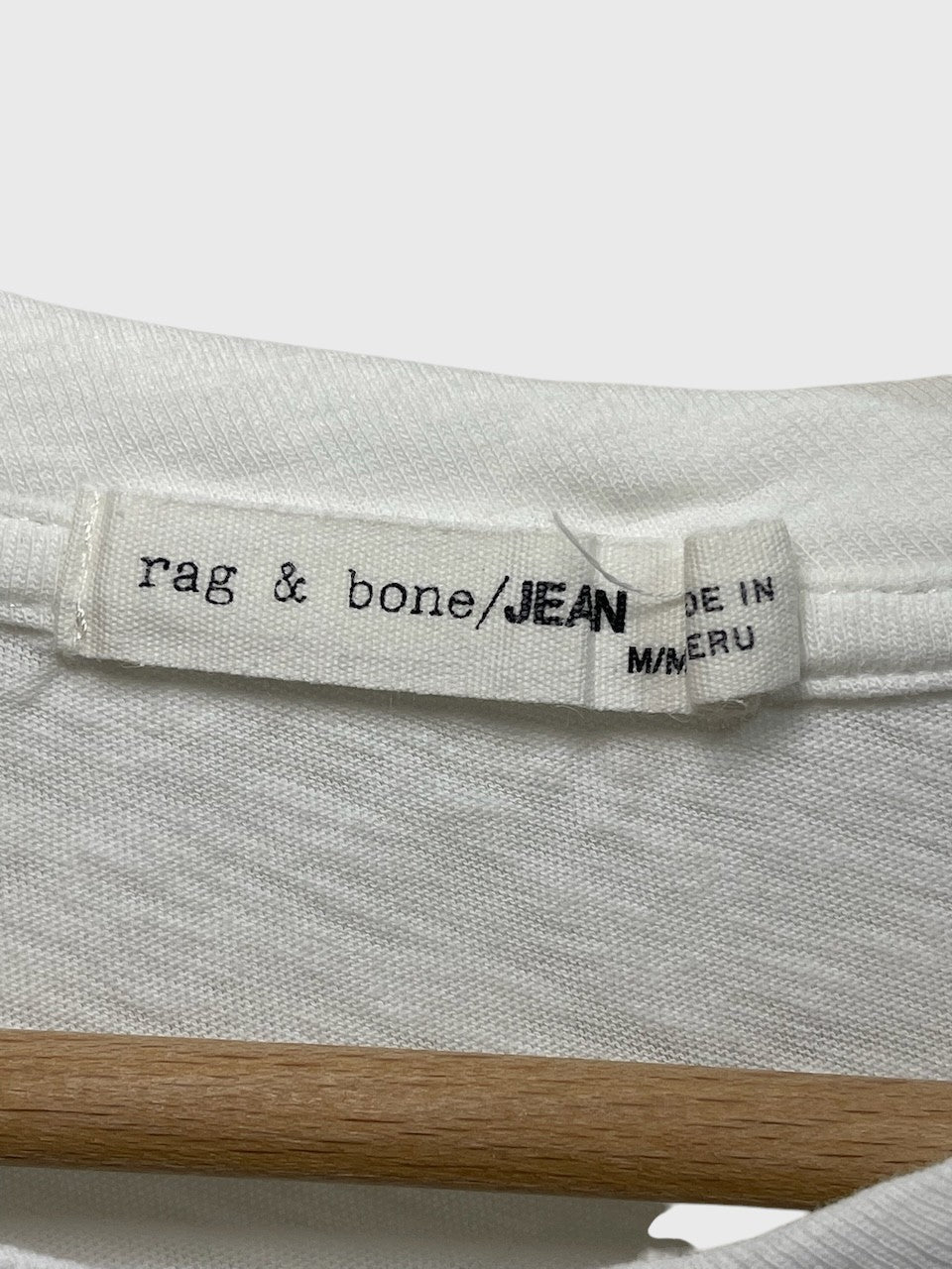 T-shirt Rag and Bone blanc T.M