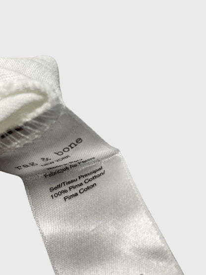 T-shirt Rag and Bone blanc T.M