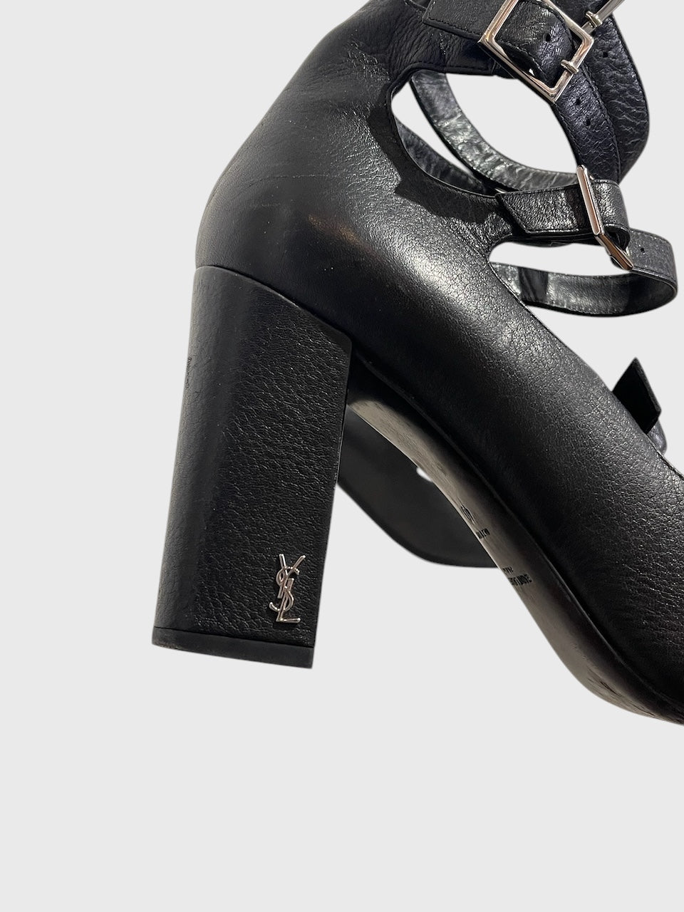 Sandales Saint Laurent noires T.40