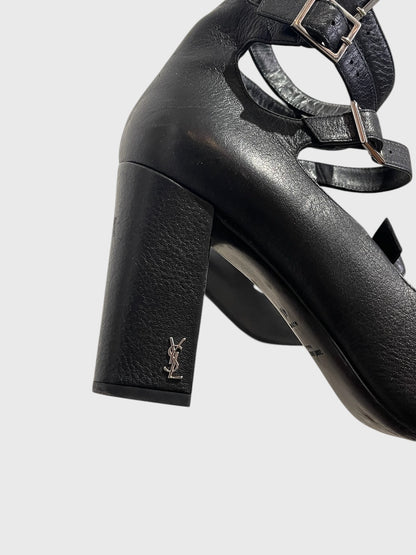 Sandales Saint Laurent noires T.40