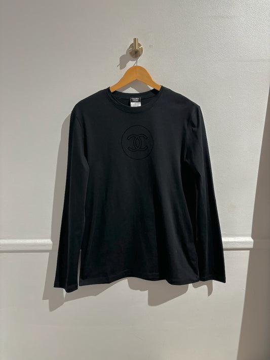 T-shirt Chanel noir T.S NEUF