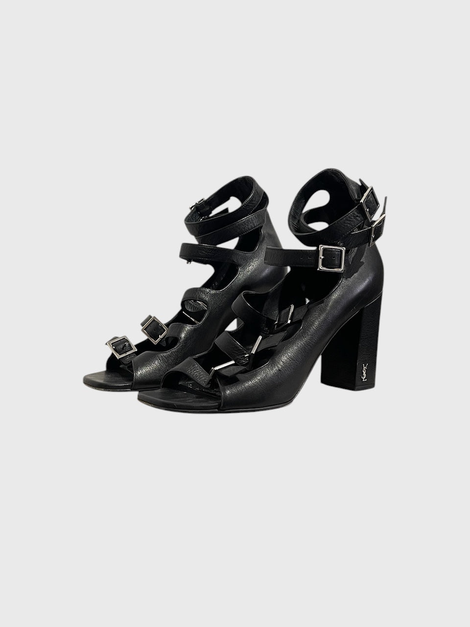 Sandales Saint Laurent noires T.40