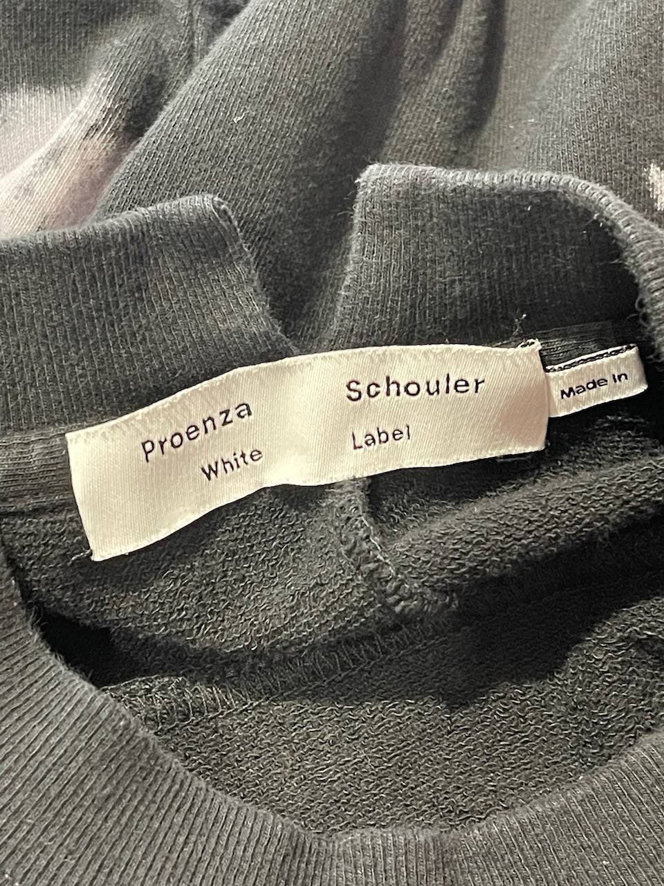 Sweat Proenza Schouler noir T.XS