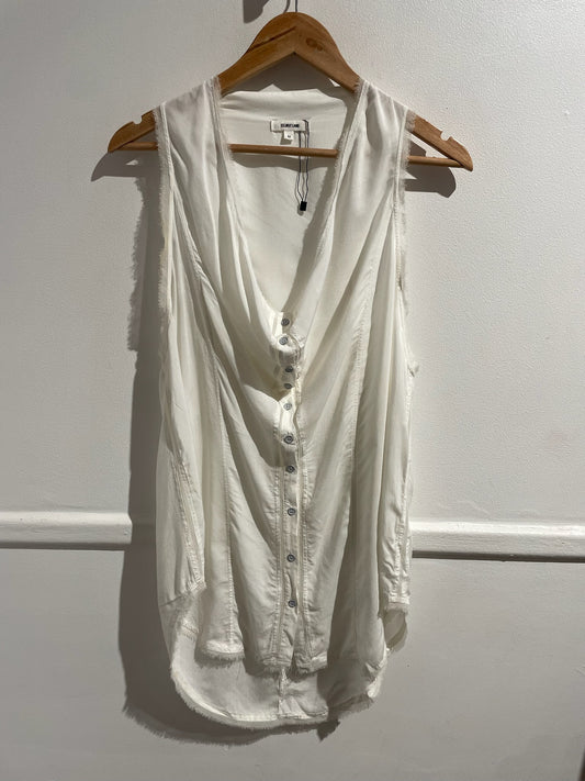 Top Helmut Lang blanc T.M