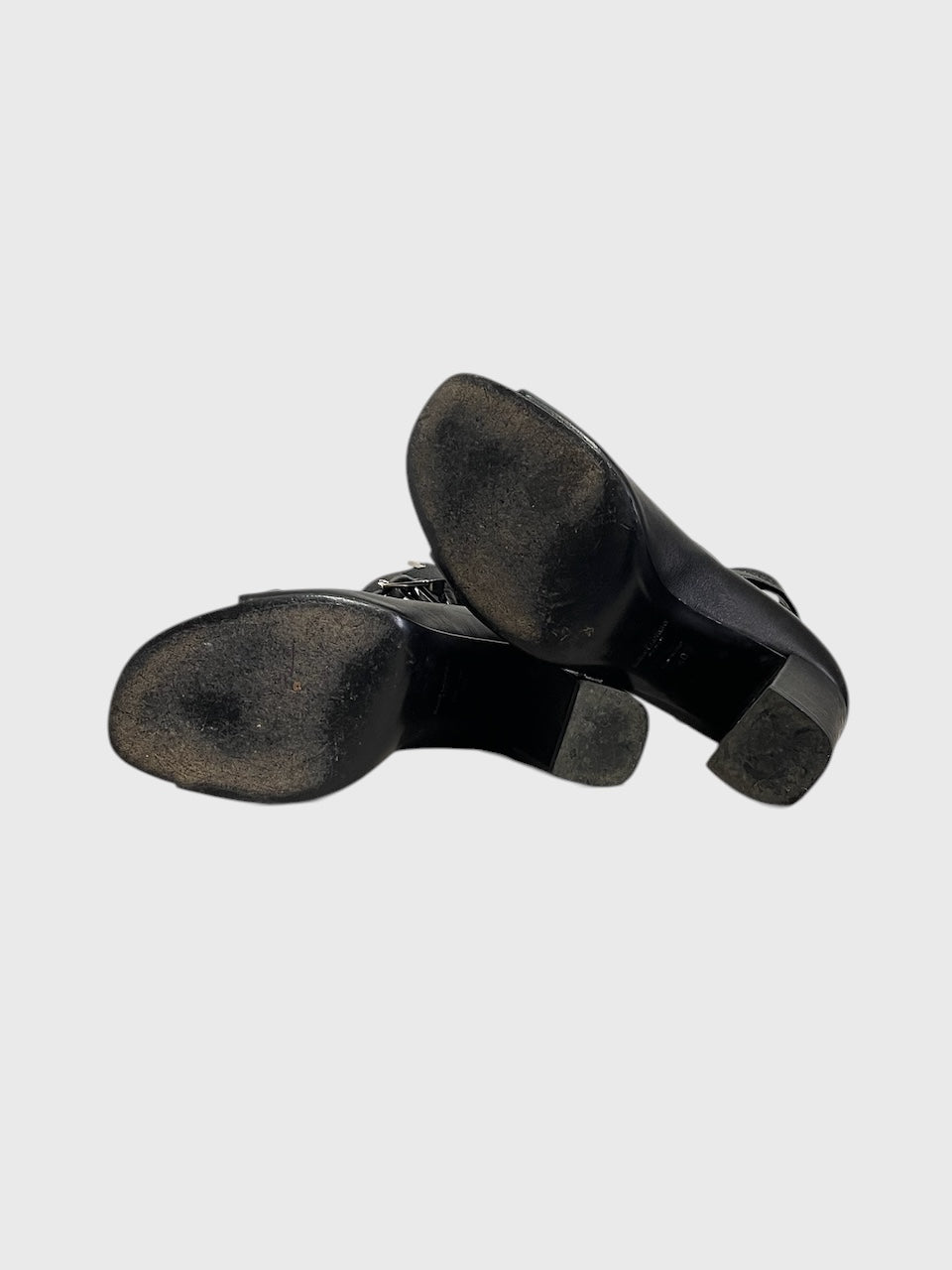 Sandales Saint Laurent noires T.40