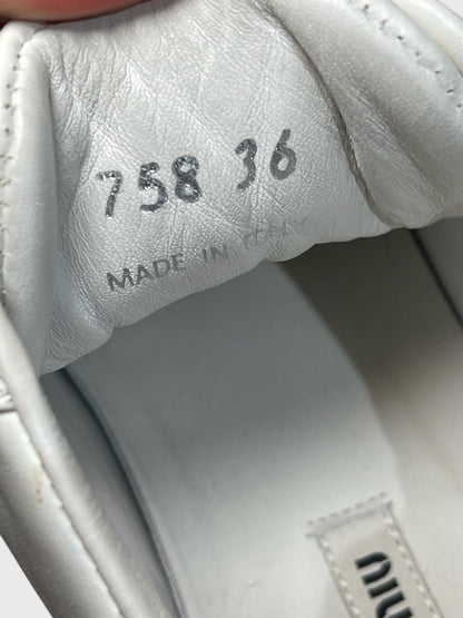 Baskets Miu Miu blanches T.36