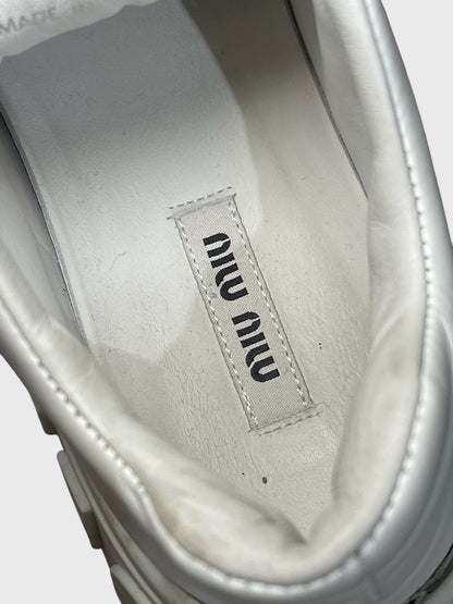 Baskets Miu Miu blanches T.36