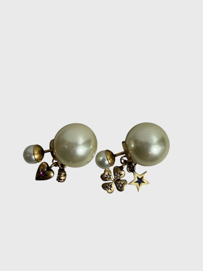 Boucles d'oreilles Dior Tribale dorées