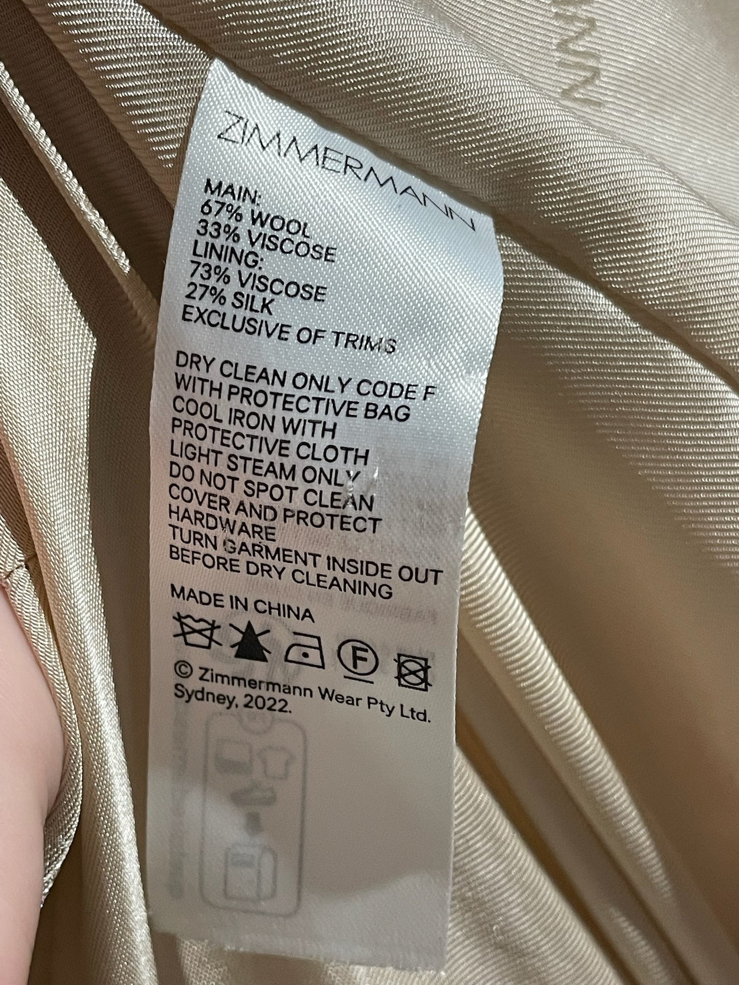 Veste Zimmermann T.1