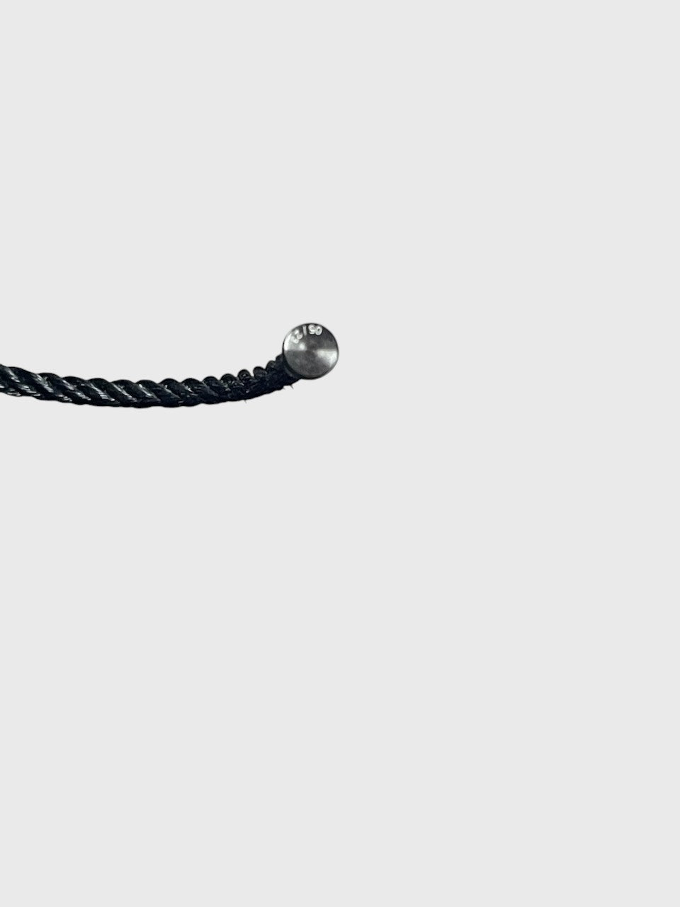 Bracelet câble Fred noir T.15