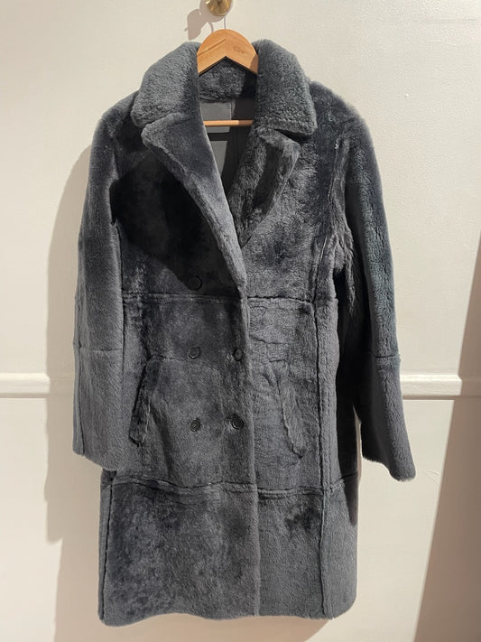 Manteau Yves Salomon gris