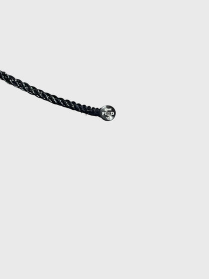 Bracelet câble Fred noir T.15