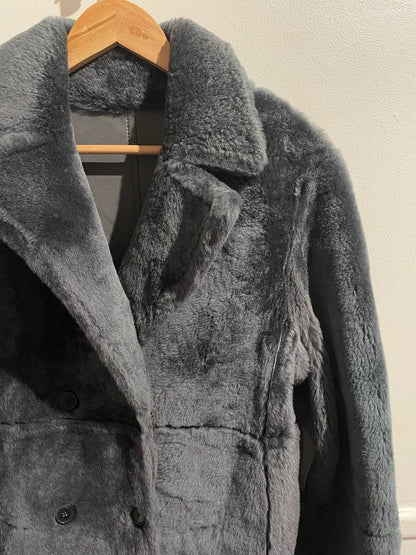 Manteau Yves Salomon gris