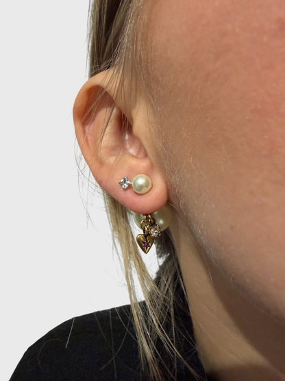 Boucles d'oreilles Dior Tribale dorées