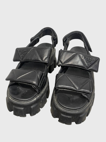 Sandales Prada noires T.37