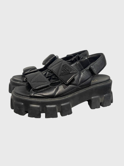 Sandales Prada noires T.37