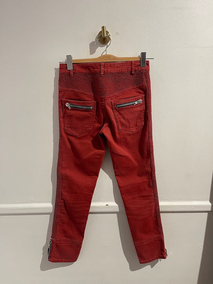 Jeans Isabel Marant rouge T.36