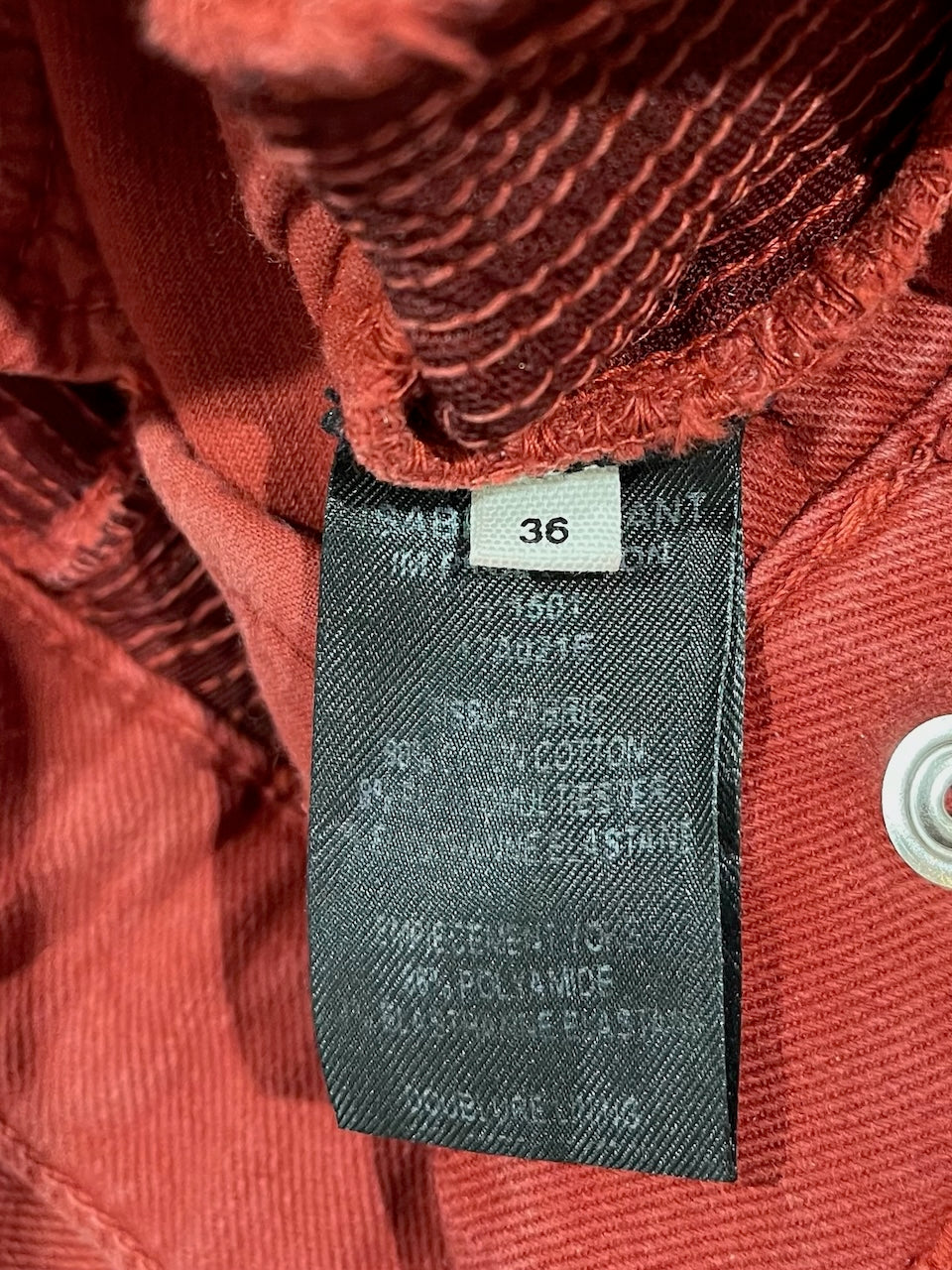 Jeans Isabel Marant rouge T.36