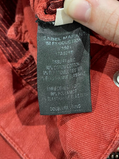 Jeans Isabel Marant rouge T.36