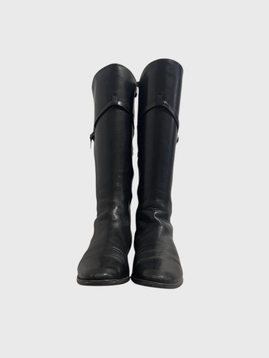 Bottes Jimmy Choo noires T.38,5