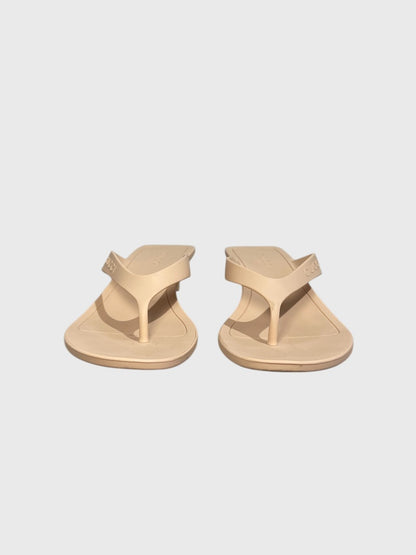 Tongs Gucci Vittoria beige T 37