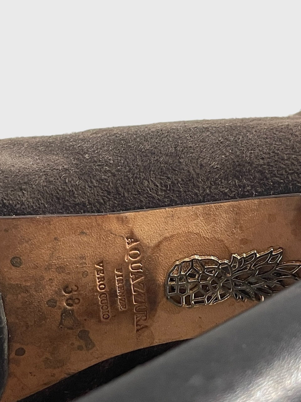 Bottines Aquazzura marron T.38